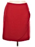 Tahari 100% Polyester Solid Red Casual Skirt Size 10 (petite) - photo 1