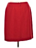 Tahari 100% Polyester Solid Red Casual Skirt Size 10 (petite) - photo 2
