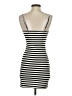 Shein Stripes Black Casual Dress Size 2 - photo 2