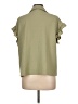 Shein Green Short Sleeve Blouse Size L - photo 2
