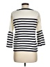 Joseph A. Stripes Ivory Pullover Sweater Size M - photo 2