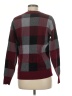Tahari Plaid Burgundy Pullover Sweater Size M - photo 2