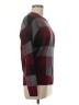 Tahari Plaid Burgundy Pullover Sweater Size M - photo 4