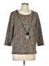 Assorted Brands Tan 3/4 Sleeve Blouse Size L (estimated) - photo 1