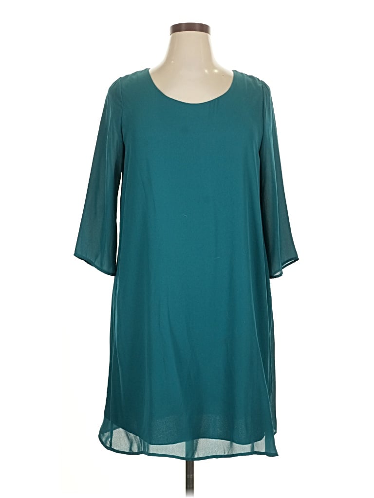 Pre-owned Everly Casual Dress In Teal