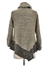 SJS Tweed Gray Tan Turtleneck Sweater Size M - photo 2