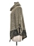 SJS Tweed Gray Tan Turtleneck Sweater Size M - photo 5