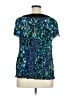 AGB Teal Short Sleeve Blouse Size XL - photo 2