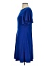Unbranded Solid Blue Cocktail Dress Size S - photo 5