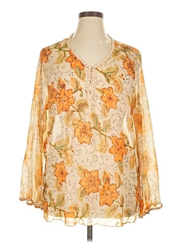 Bill Blass 3/4 Sleeve Blouse (view 1)