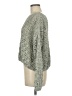 Moon & Madison 100% Polyester Metallic Green Pullover Sweater Size M - photo 5