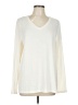 Talbots Outlet Ivory Long Sleeve Top Size L - photo 1