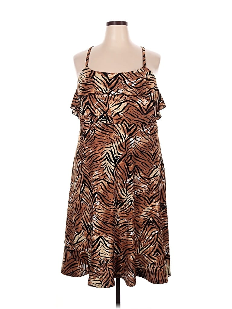 Pre-owned Mlle Gabrielle Casual Dress In Brown