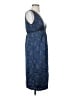 Mint 100% Silk Paisley Blue Cocktail Dress Size 0 - photo 4