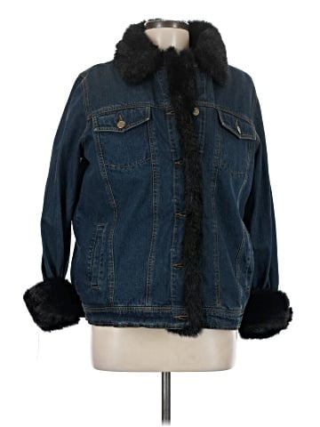 Dennis Basso Denim Jacket (view 1)