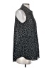 Equipment 100% Polyester Black Sleeveless Blouse Size S - photo 4
