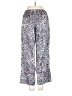Unbranded 100% Polyester Animal Print Silver Purple Casual Pants Size S - photo 2