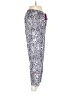 Unbranded 100% Polyester Animal Print Silver Purple Casual Pants Size S - photo 4
