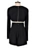 Bebe 100% Polyester Solid Black Romper Size 0 - photo 2