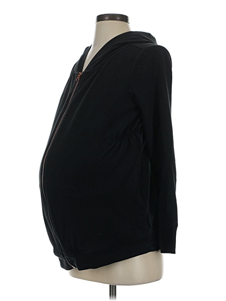 Pre-owned Isabel Maternity Cardigan Sweater In Black