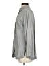 Chico's 100% Lyocell Chevron-herringbone Gray Long Sleeve Button-Down Shirt Size Sm (0) - photo 5