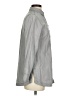 Chico's 100% Lyocell Chevron-herringbone Gray Long Sleeve Button-Down Shirt Size Sm (0) - photo 4