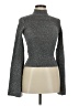Solace London Metallic Gray Turtleneck Sweater Size 6 - photo 1