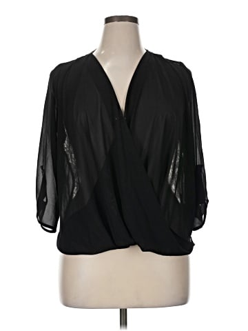 Iz Byer 3/4 Sleeve Blouse (view 1)