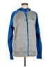 Adidas 100% Polyester Gray Zip Up Hoodie Size M - photo 1