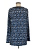 MICHAEL Michael Kors Blue Long Sleeve Blouse Size M - photo 2