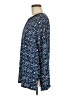 MICHAEL Michael Kors Blue Long Sleeve Blouse Size M - photo 5