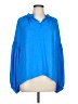 Ann Taylor 100% Polyester Blue Long Sleeve Blouse Size L (petite) - photo 1