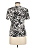 JM Collection Animal Print Ivory Short Sleeve Blouse Size M - photo 2