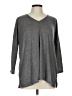 Ann Taylor Gray 3/4 Sleeve Top Size L - photo 1