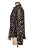 Coldwater Creek 100% Polyester Animal Print Silver Long Sleeve Blouse Size 8 - photo 5