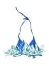 Raisins Print Blue Swimsuit Top Size L - photo 1