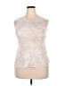 Active by Old Navy Ivory Sleeveless T-Shirt Size 18 - photo 1