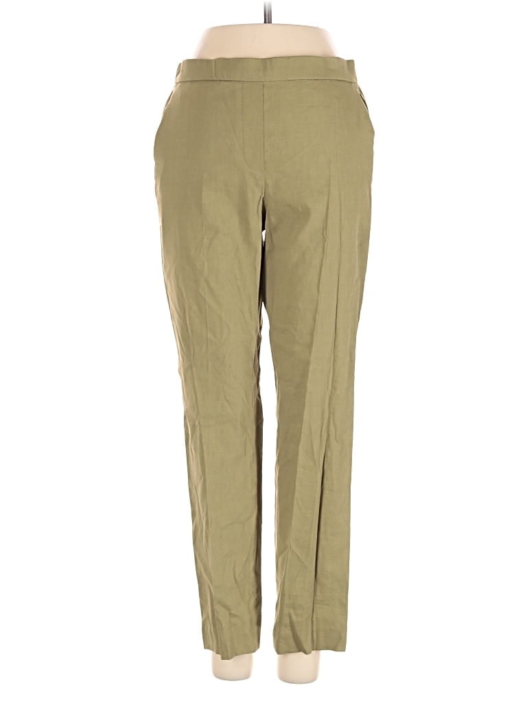 Theory Linen Pants In Brown