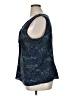 Studio Works Blue Sleeveless Blouse Size XL - photo 5