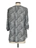 dalia Paisley Gray 3/4 Sleeve Blouse Size S - photo 2