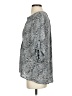 dalia Paisley Gray 3/4 Sleeve Blouse Size S - photo 5