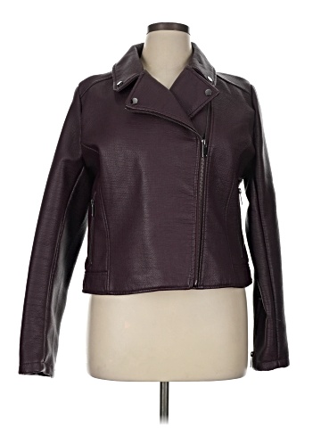 New York & Company Faux Leather Jacket (view 1)