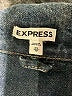 Express 100% Cotton Blue Denim Jacket Size XS - photo 6