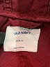 Old Navy 100% Cotton Burgundy Coat Size 6 - 7 - photo 3