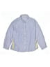 Zara Kids Stripes Blue Long Sleeve Button-Down Shirt Size 11 - 12 - photo 1