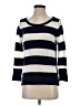 New York & Company 100% Acrylic Stripes Blue Pullover Sweater Size S - photo 1