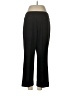Larry Levine Solid Black Dress Pants Size 8 (petite) - photo 2