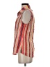 David Cline Stripes Orange Sleeveless Button-Down Shirt Size S - photo 5
