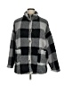 Shein 100% Polyester Plaid Gray Cardigan Size XL - photo 1