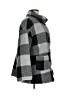 Shein 100% Polyester Plaid Gray Cardigan Size XL - photo 4